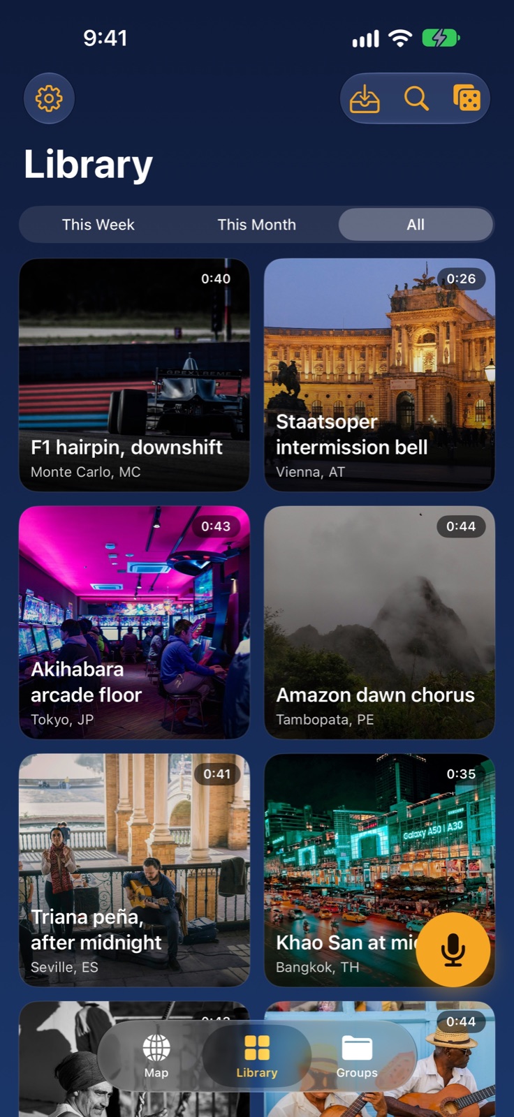 Your library grid